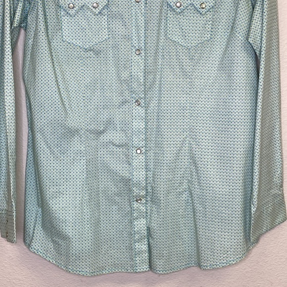 Wrangler Snap -Front Western Shirt Women's Large - Picture 3 of 13